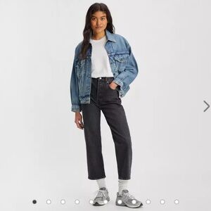 NWT Levi Ribcage Straight Ankle Jeans in Soda Spring wash - 28 x 27inseam